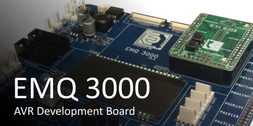 Neues AVR 32 bit Development Board EMQ 3000 jetzt erhältlich!
