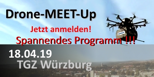 Das Programm zum Drone-MEET-Up steht fest!