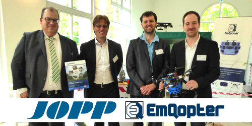 JOPP and Emqopter plan first regular flight with drones.