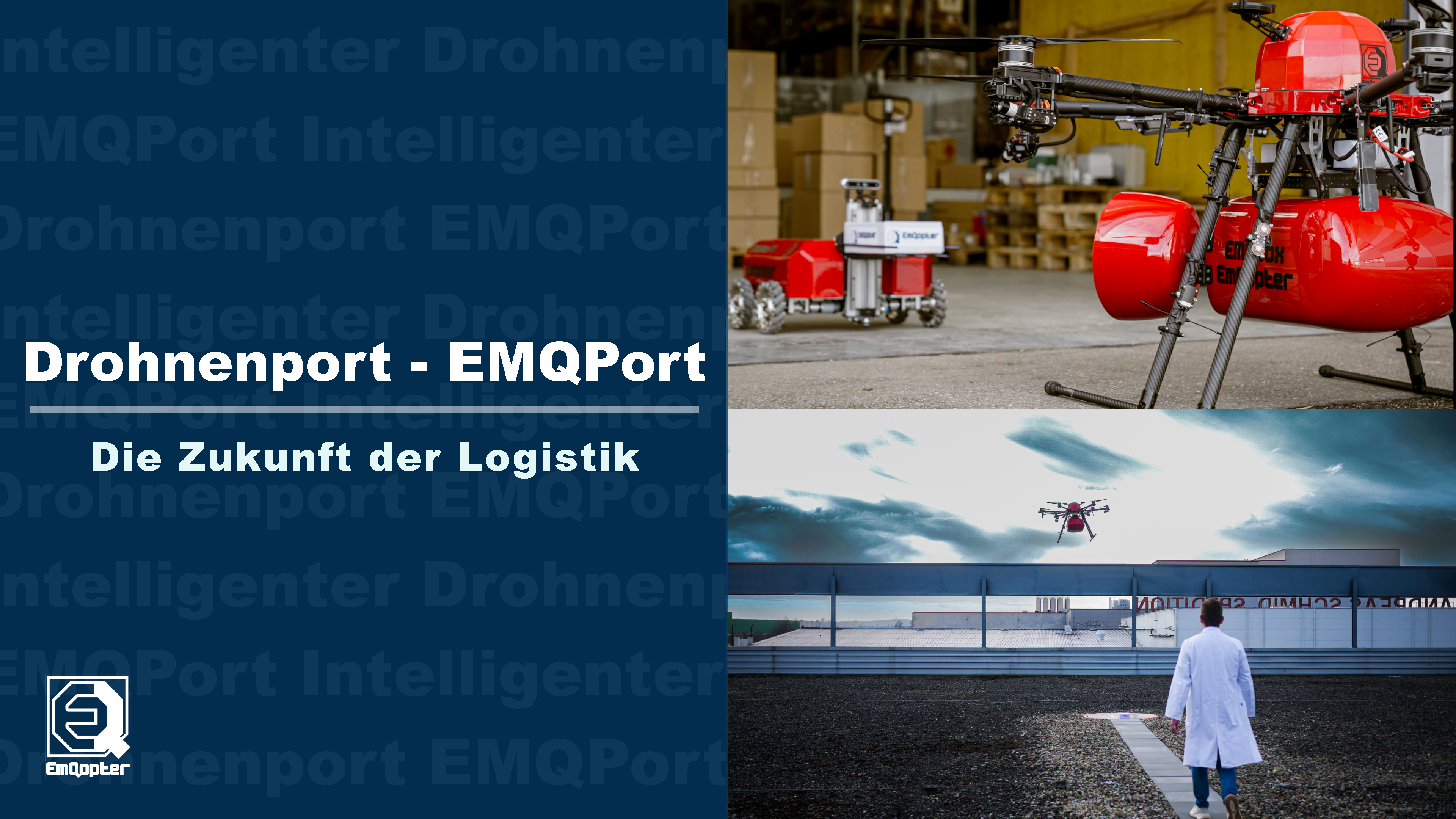 Der Drohnenport von Emqopter - Die Zukunft der Logistik